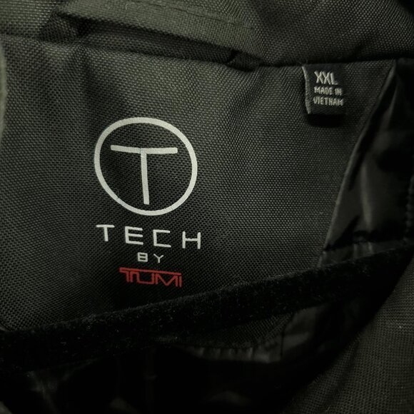 TUMI Tech Grey Wool Insulated Quilt Lined Zip-Up Jacket/Pea Coat XXL - Picture 3 of 16